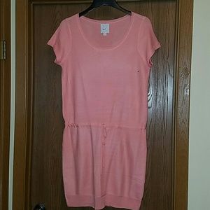 NY & Co pink knit dress